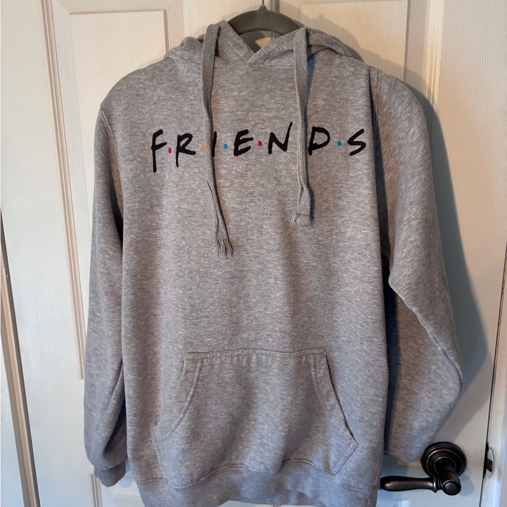 FRIENDS Gray Hoodie with Multicolor Dot Details